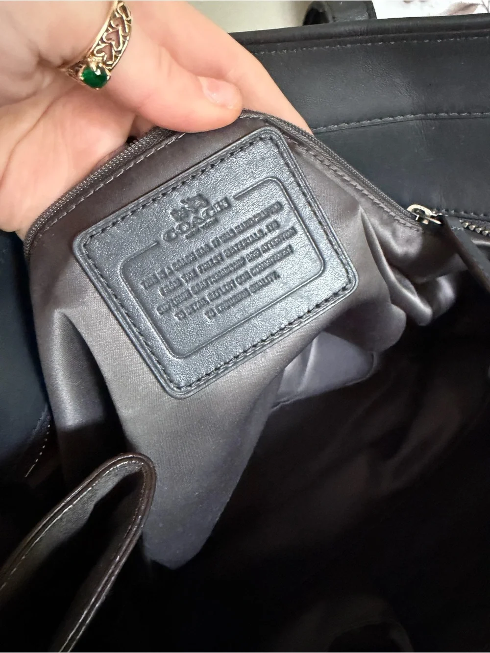 Coach neutral tote front